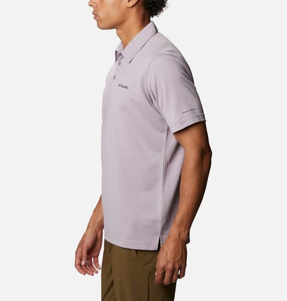 Columbia Pique Polo Purple For Men's NZ98623 New Zealand